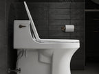 KOHLER K-27331-0 Glissade Readylatch Quiet-Close Elongated Toilet Seat - White