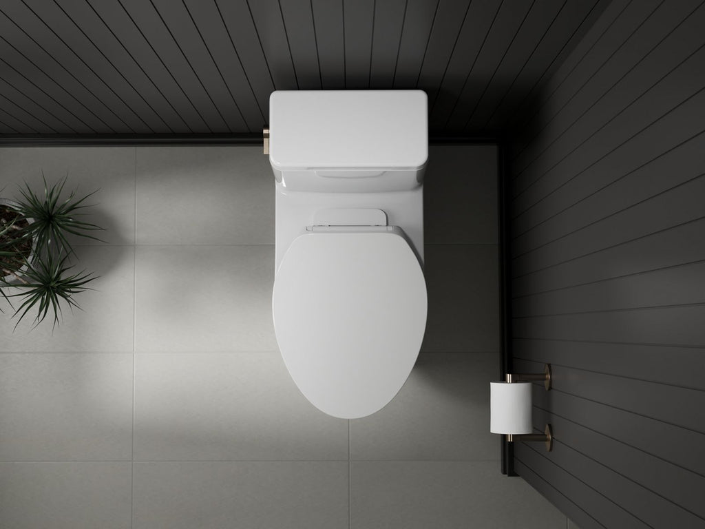 KOHLER K-28004-0 Drift Readylatch Quiet-Close Elongated Toilet Seat - White