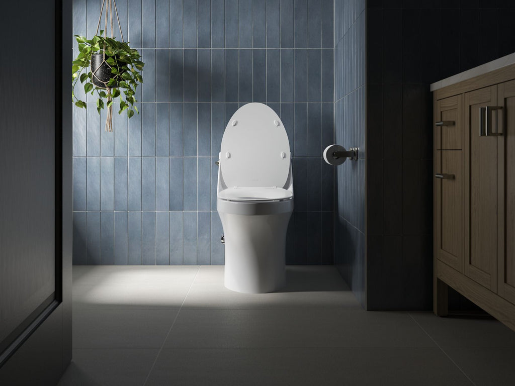 KOHLER K-30782-0 Papyrus Quiet-Close Elongated Toilet Seat - White