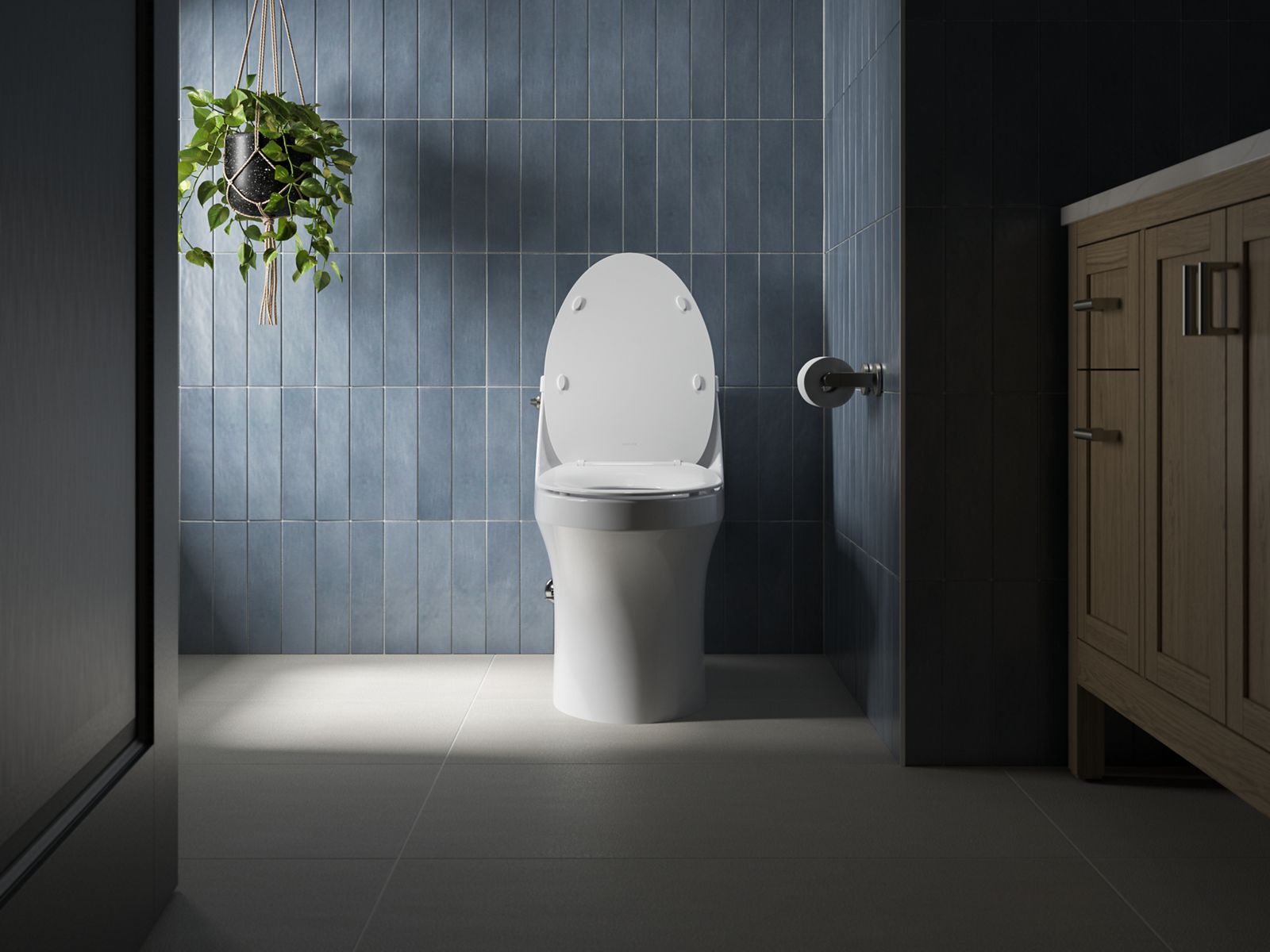 KOHLER K-30782-0 Papyrus Quiet-Close Elongated Toilet Seat - White