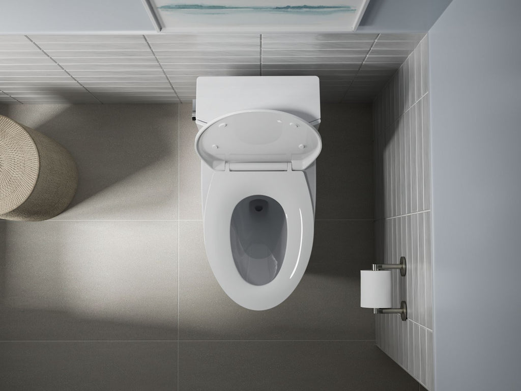 KOHLER K-30781-0 Willow Quiet-Close Elongated Toilet Seat - White