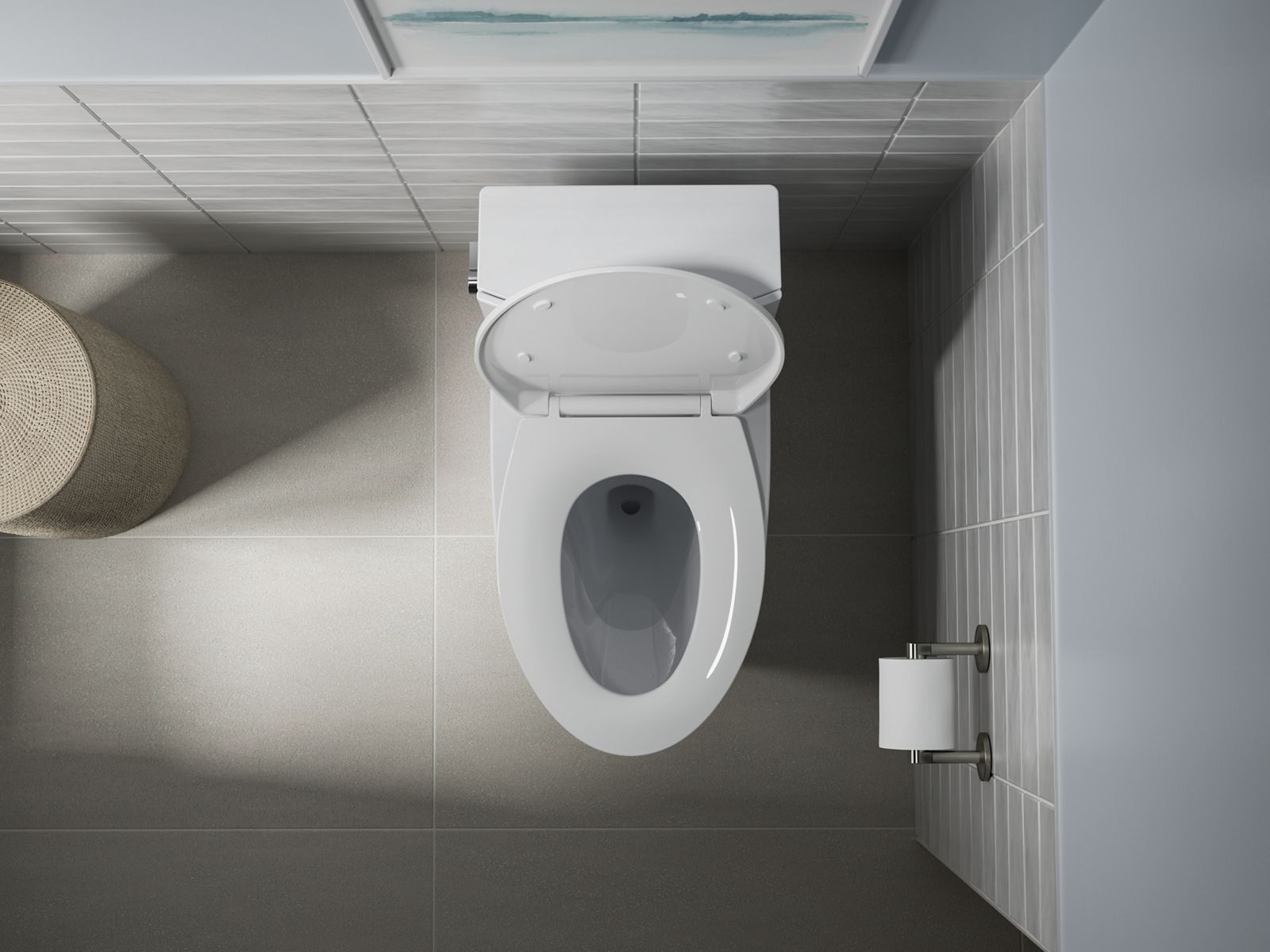 KOHLER K-30781-0 Willow Quiet-Close Elongated Toilet Seat - White