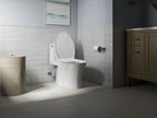 KOHLER K-30781-0 Willow Quiet-Close Elongated Toilet Seat - White
