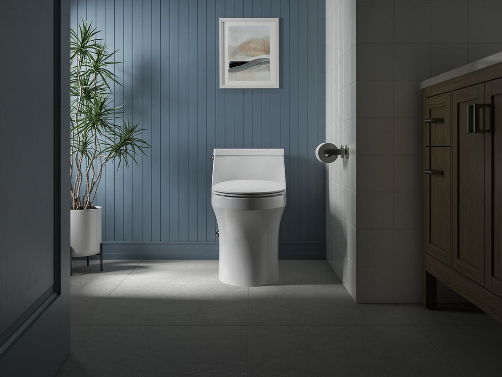 KOHLER K-30783-0 Lithe Quiet-Close Elongated Toilet Seat - White