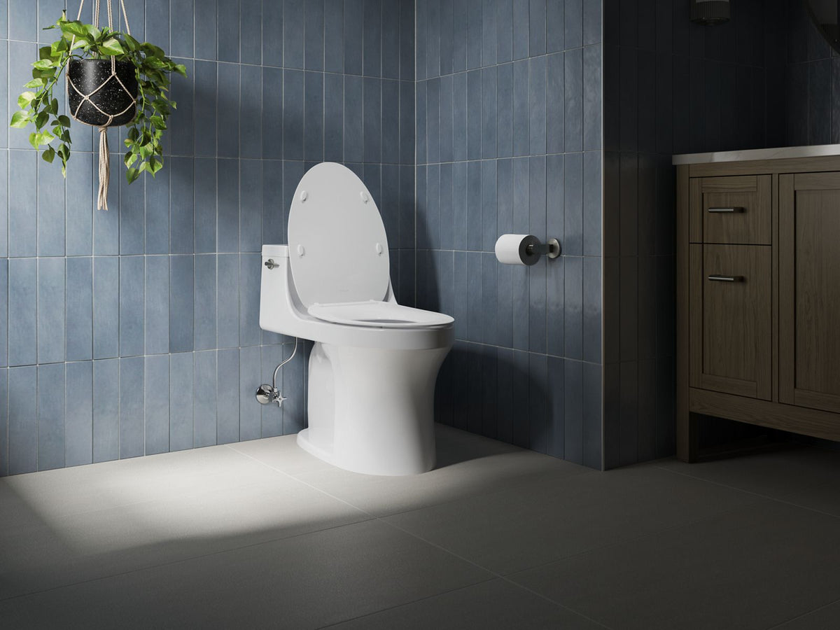 KOHLER K-30782-0 Papyrus Quiet-Close Elongated Toilet Seat - White
