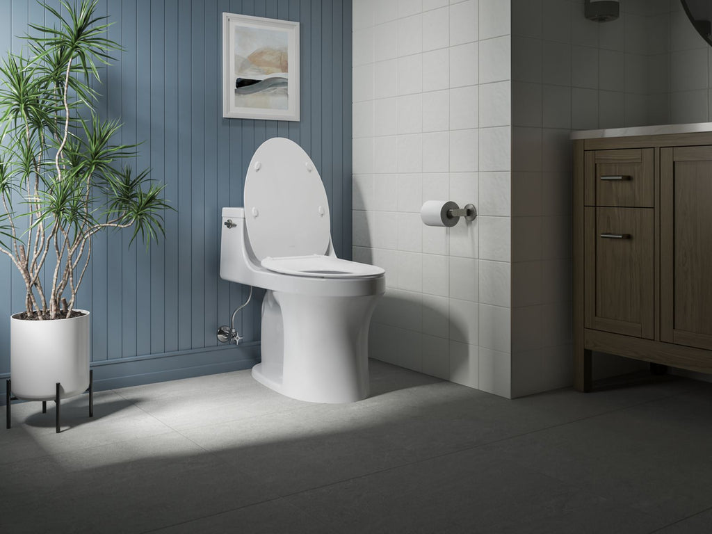 KOHLER K-30783-0 Lithe Quiet-Close Elongated Toilet Seat - White