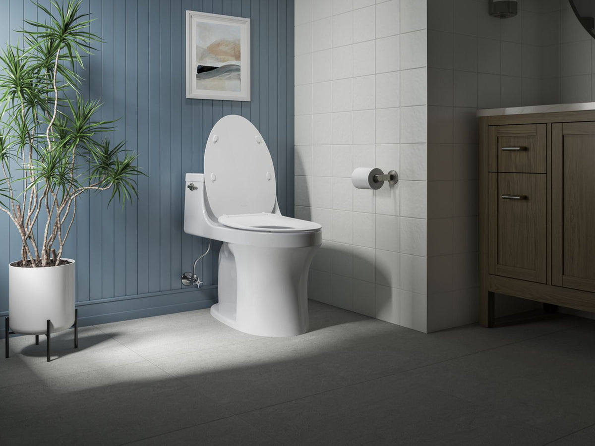 KOHLER K-30783-0 Lithe Quiet-Close Elongated Toilet Seat - White