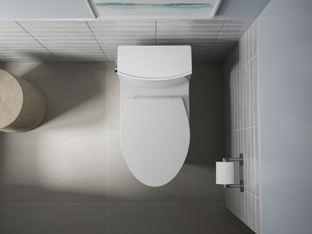 KOHLER K-30781-0 Willow Quiet-Close Elongated Toilet Seat - White