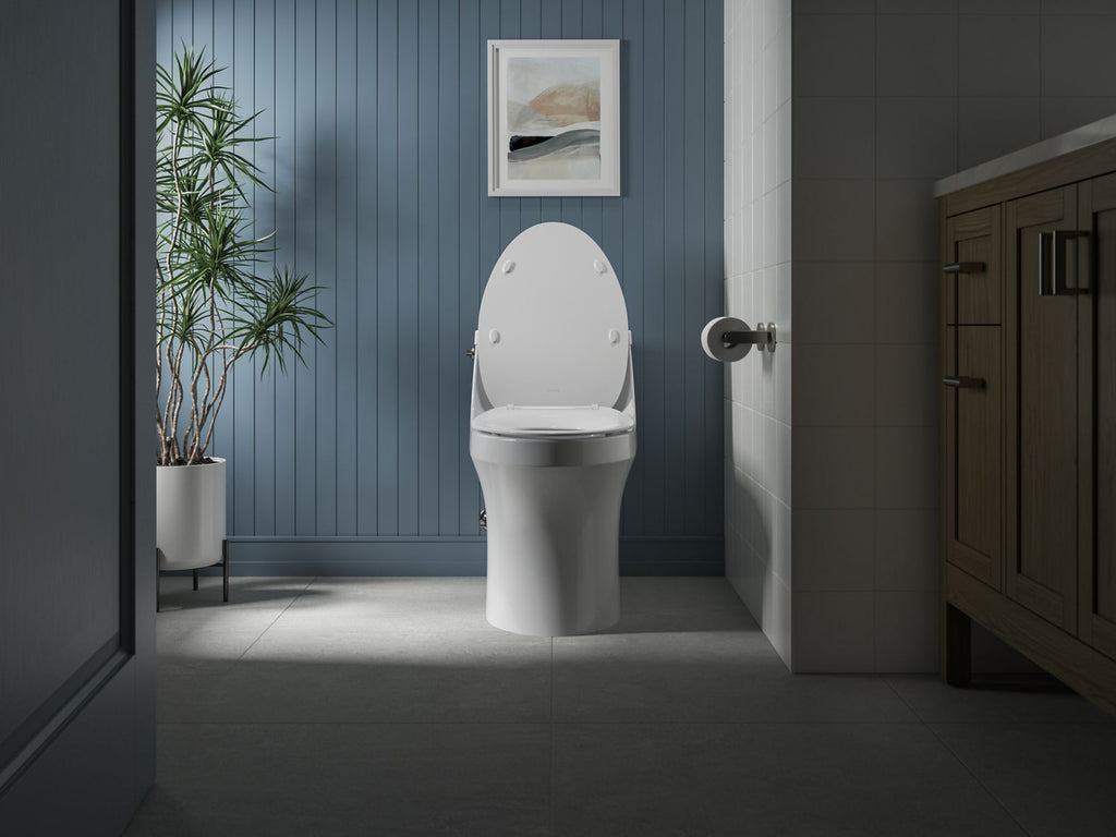 KOHLER K-30783-0 Lithe Quiet-Close Elongated Toilet Seat - White