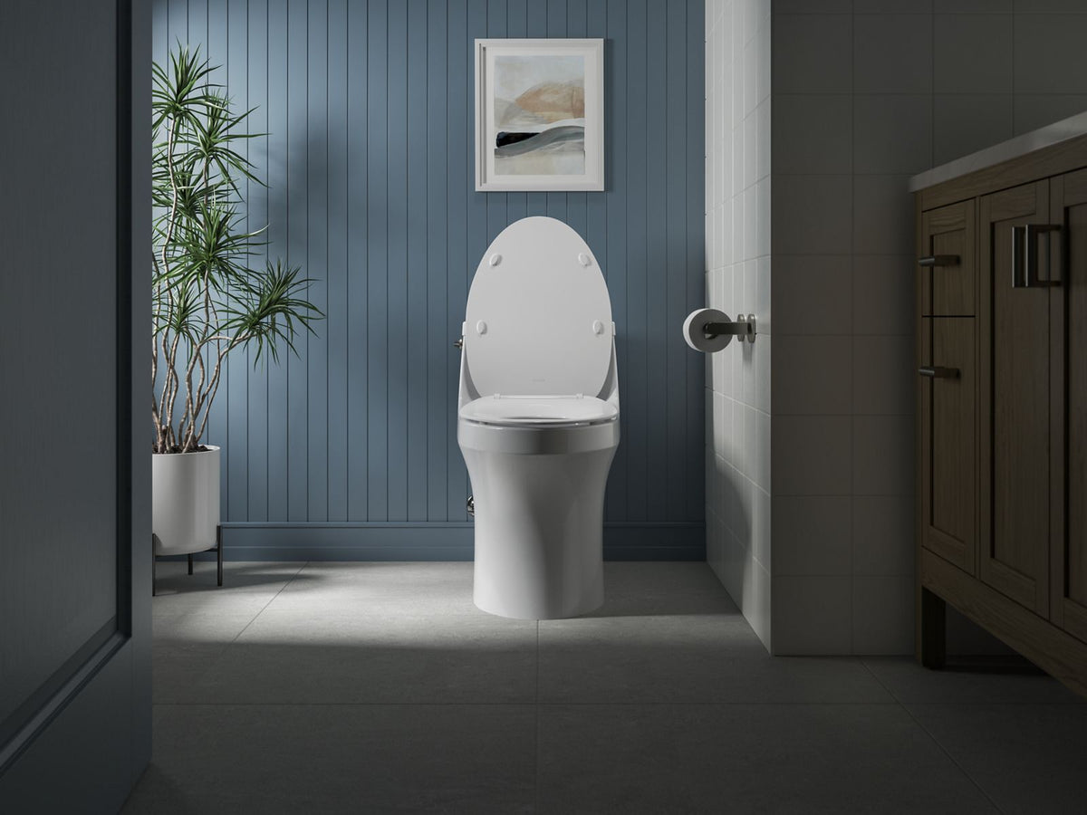 KOHLER K-30783-0 Lithe Quiet-Close Elongated Toilet Seat - White