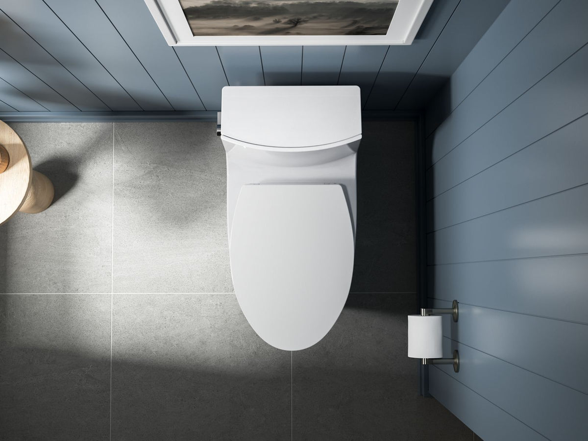 KOHLER K-30780-0 Carbyne Quiet-Close Elongated Toilet Seat - White