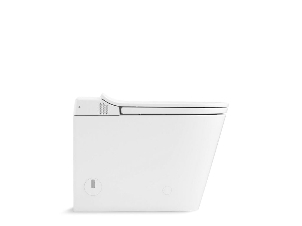KOHLER K-28529-0 Leap One-Piece Elongated Smart Toilet, Dual-Flush - White