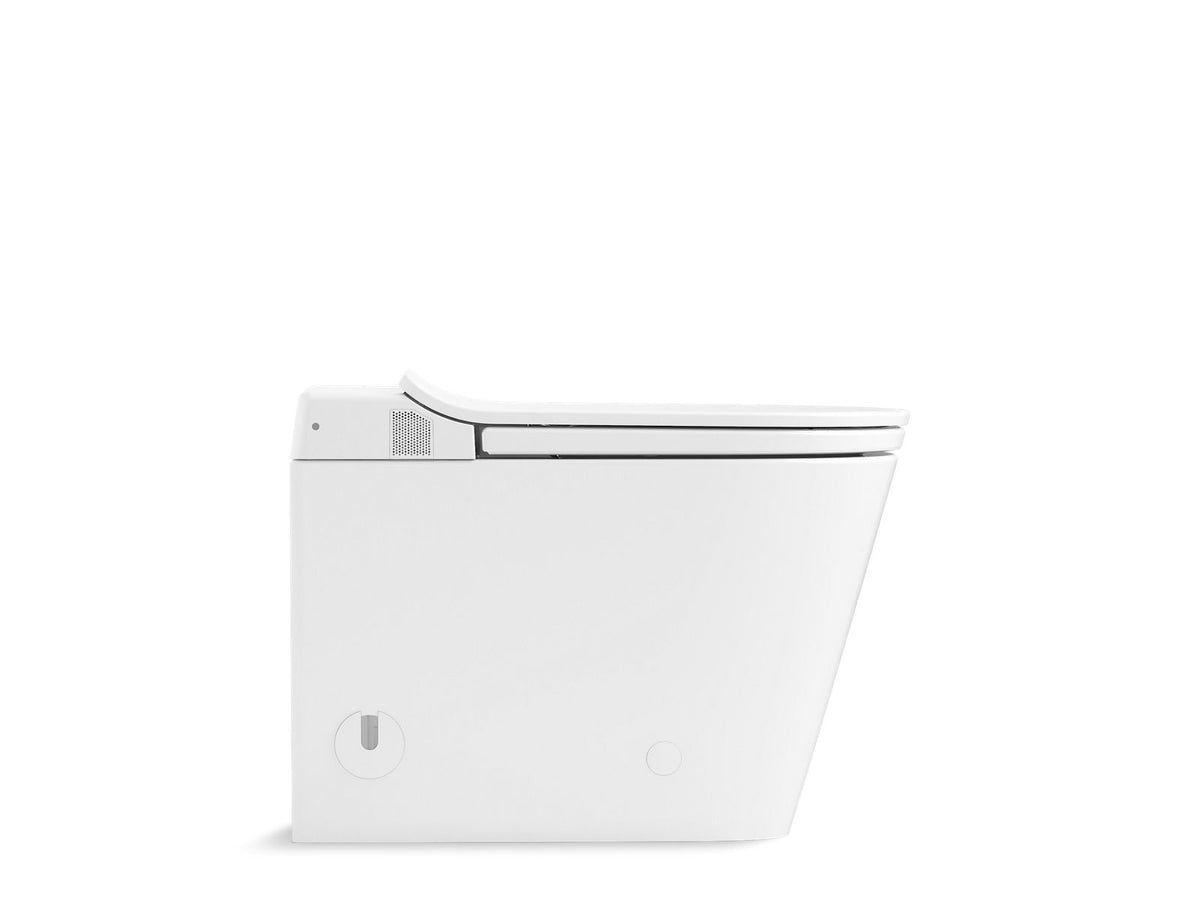 KOHLER K-28529-0 Leap One-Piece Elongated Smart Toilet, Dual-Flush - White