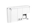 KOHLER K-30666-RWW-CP Clean Haven Hygiene station with toilet paper/sanitary product dispenser, right-side mount, White - Polished Chrome