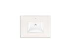 KOHLER K-34654-0 Maxstow 30" Wall-Hung Bathroom Vanity Cabinet With Sink And Quartz Top - White