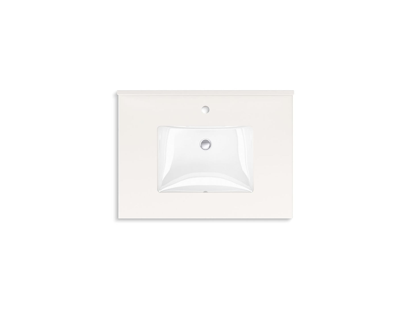 KOHLER K-34654-WEK Maxstow 30" wall-hung bathroom vanity cabinet with sink and quartz top - Light Oak