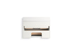 KOHLER K-34654-0 Maxstow 30" Wall-Hung Bathroom Vanity Cabinet With Sink And Quartz Top - White