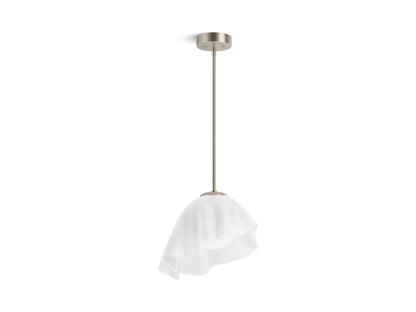 KOHLER K-32695-PELED-BNL Landshapes by Daniel Arsham 14-3/4" pendant - Brushed Nickel