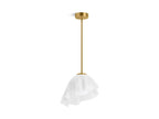 KOHLER K-32695-PELED-2GL Landshapes By Daniel Arsham 14-3/4" Pendant - Brushed Moderne Brass