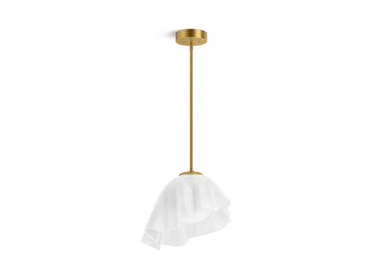 KOHLER K-32695-PELED-2GL Landshapes by Daniel Arsham 14-3/4" pendant - Brushed Moderne Brass