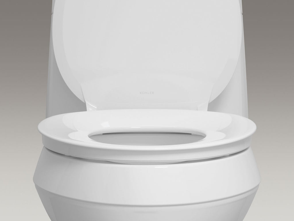 KOHLER K-57777-WCF-0 Cymbal Readylatch Quiet-Close Elongated Toilet Seat - White