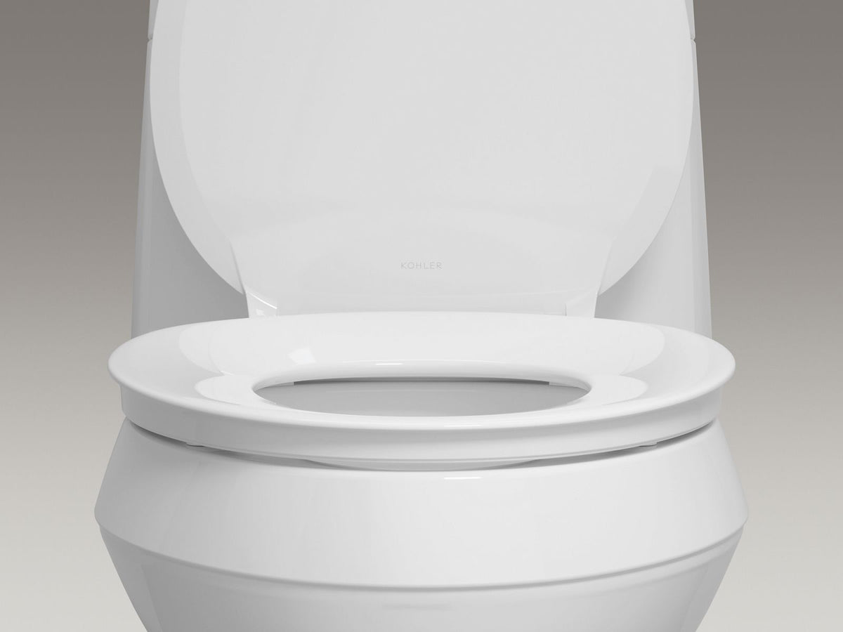 KOHLER K-57777-WCF-0 Cymbal Readylatch Quiet-Close Elongated Toilet Seat - White
