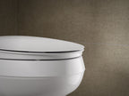 KOHLER K-57777-WCF-0 Cymbal Readylatch Quiet-Close Elongated Toilet Seat - White