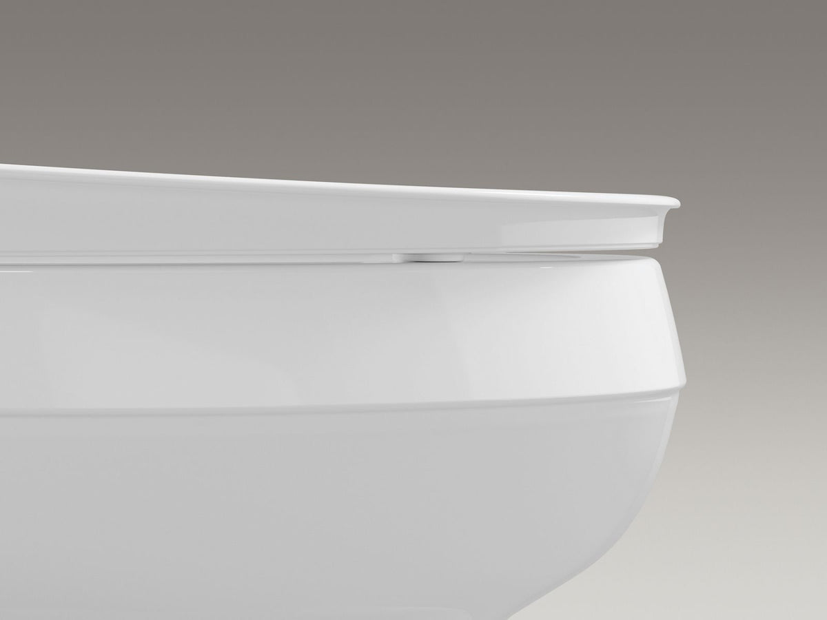 KOHLER K-57777-WCF-0 Cymbal Readylatch Quiet-Close Elongated Toilet Seat - White