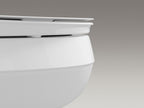 KOHLER K-57777-WCF-0 Cymbal Readylatch Quiet-Close Elongated Toilet Seat - White