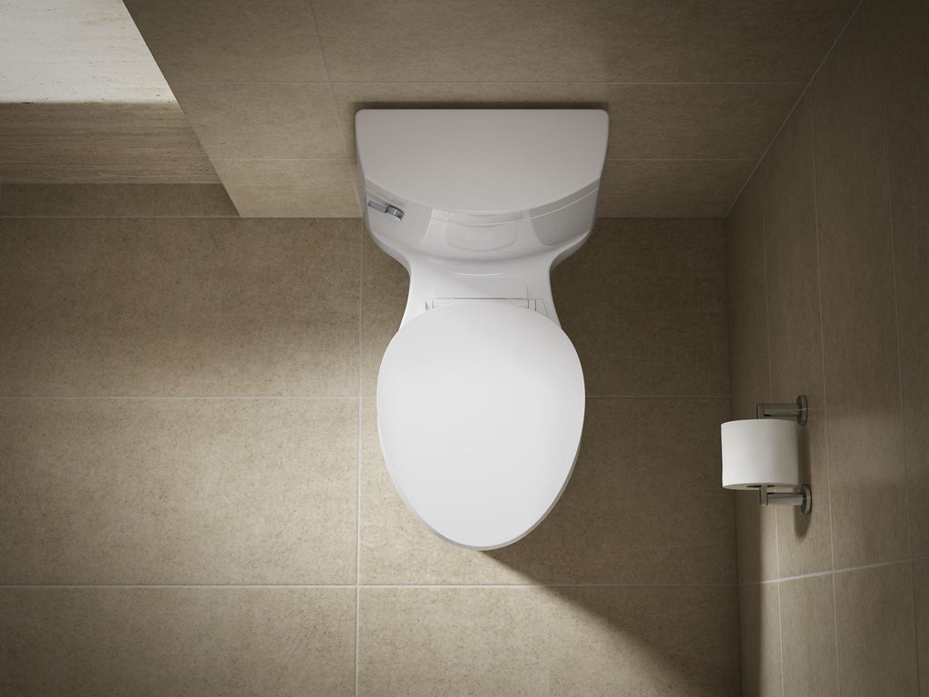 KOHLER K-57777-WCF-0 Cymbal Readylatch Quiet-Close Elongated Toilet Seat - White