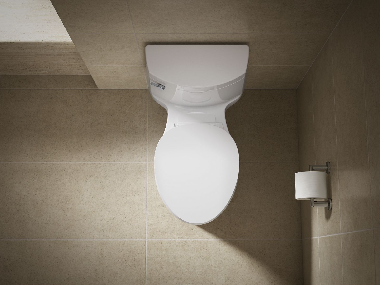 KOHLER K-57777-WCF-0 Cymbal Readylatch Quiet-Close Elongated Toilet Seat - White