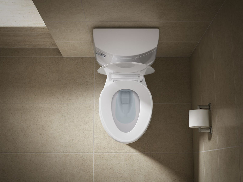 KOHLER K-57777-WCF-0 Cymbal Readylatch Quiet-Close Elongated Toilet Seat - White