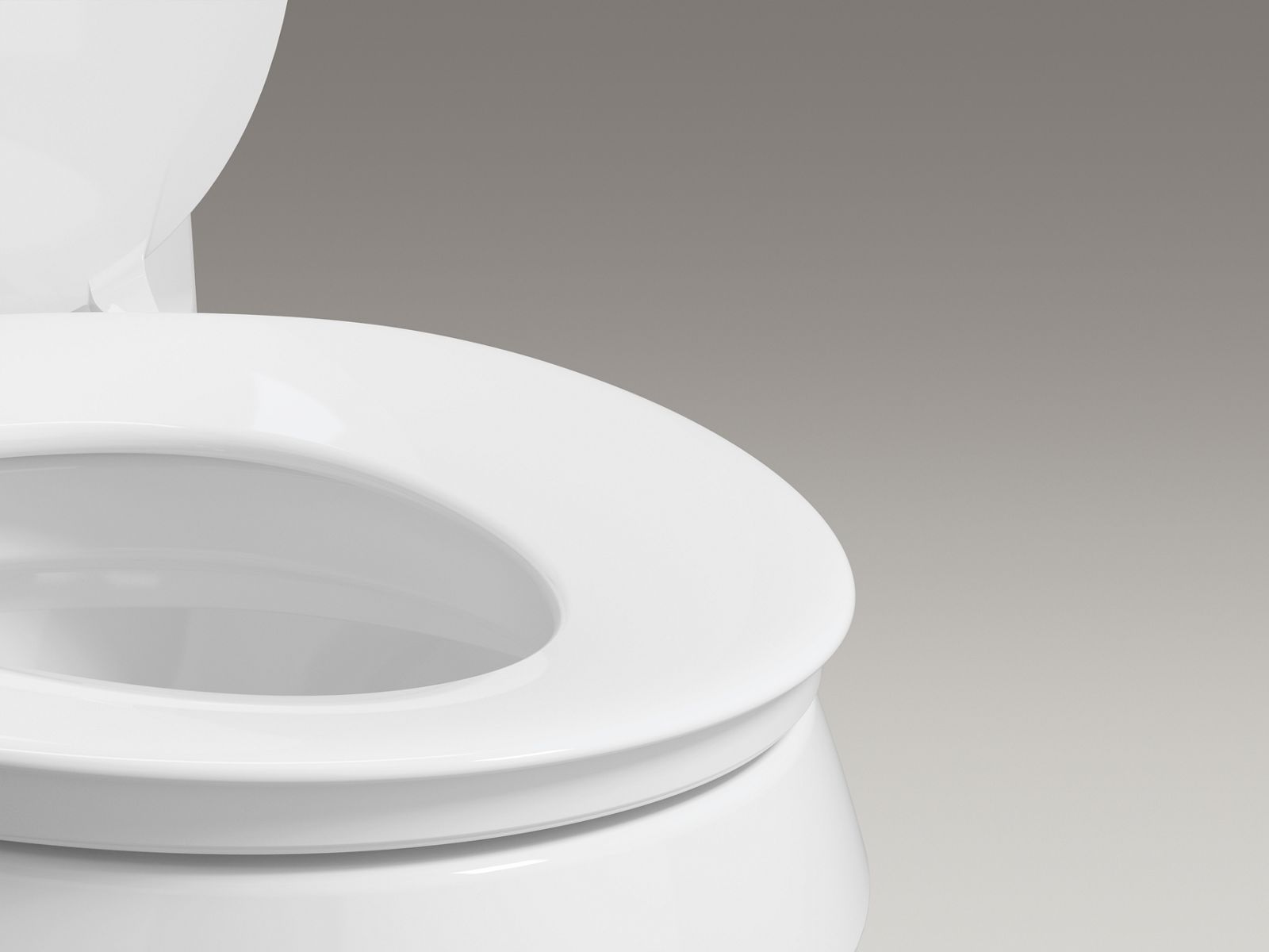 KOHLER K-57777-WCF-0 Cymbal Readylatch Quiet-Close Elongated Toilet Seat - White