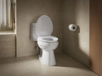 KOHLER K-57777-WCF-0 Cymbal Readylatch Quiet-Close Elongated Toilet Seat - White