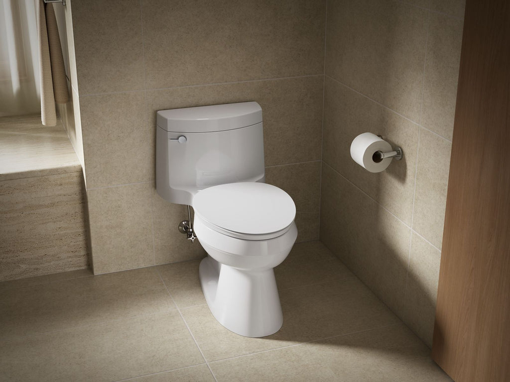 KOHLER K-57777-WCF-0 Cymbal Readylatch Quiet-Close Elongated Toilet Seat - White