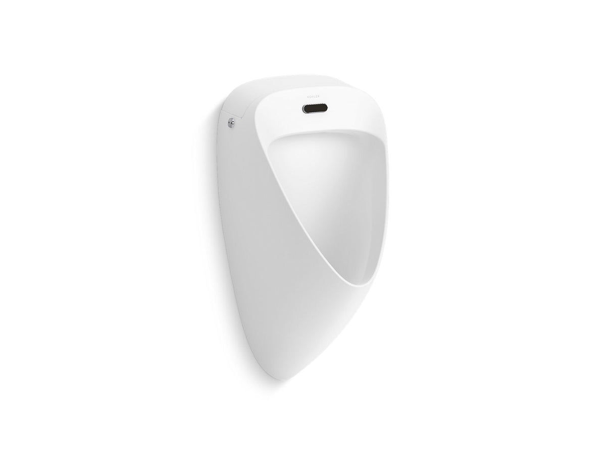 KOHLER K-28082-1DC-0 Tend Washout Half-Stall 0.125 Gpf Touchless Urinal, Rear Spud - White