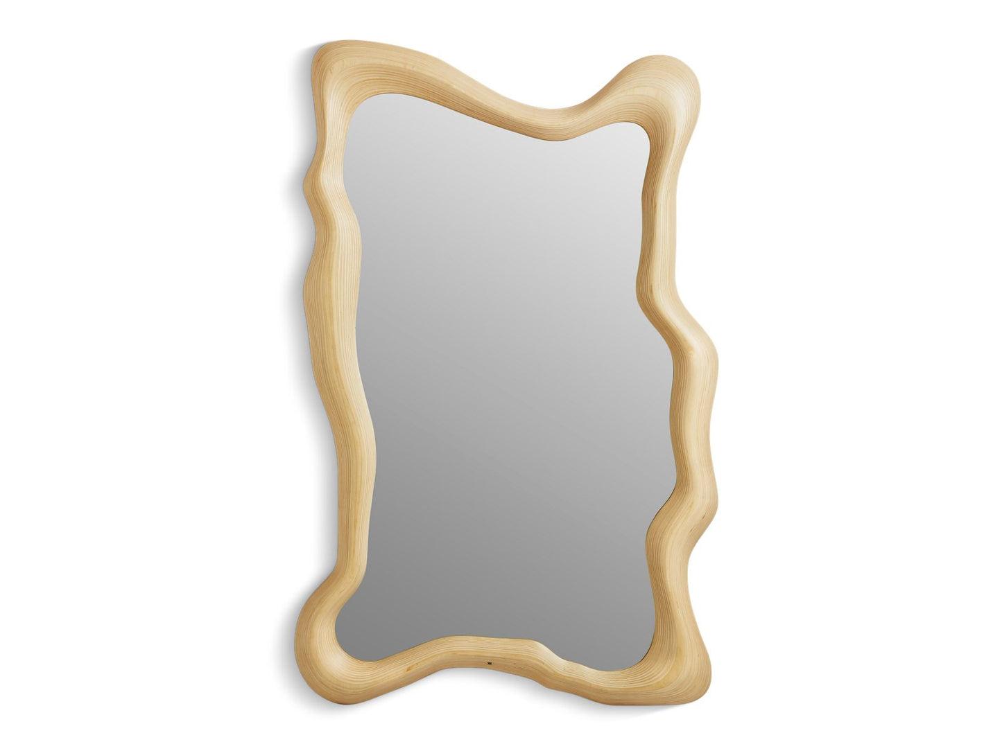 KOHLER K-32320-STH Landshapes by Daniel Arsham 38" x 60" framed mirror - Stratified Birch