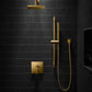 KOHLER K-26273-G-2MB Honesty Showering Package With Rite-Temp Valve In Vibrant Brushed Moderne Brass