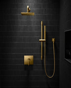 KOHLER K-26273-Y-2MB Honesty Showering Kit, 2.5 Gpm - Vibrant Brushed Moderne Brass