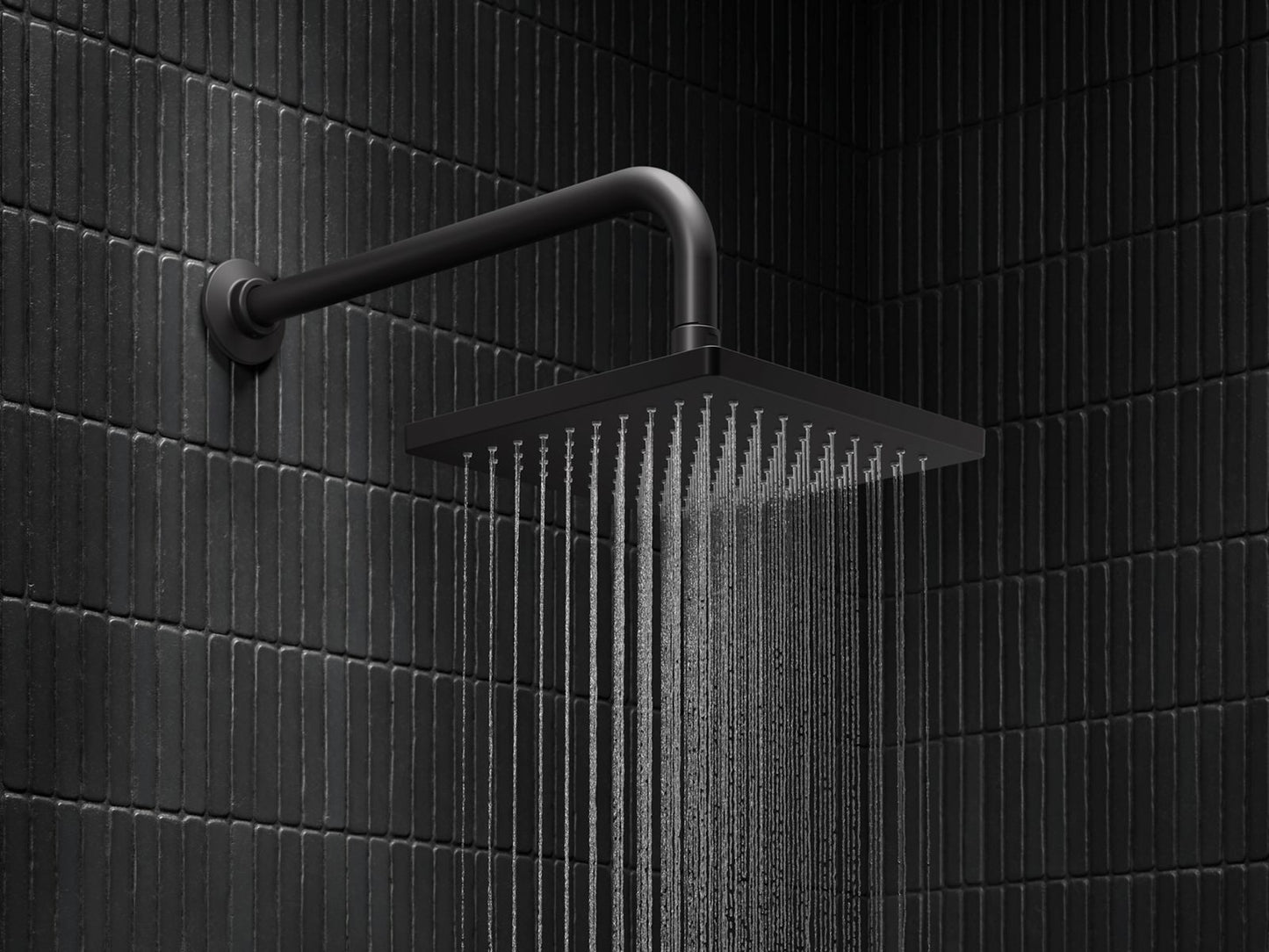 KOHLER K-26273-G-BL Honesty Showering Package With Rite-Temp Valve In Matte Black