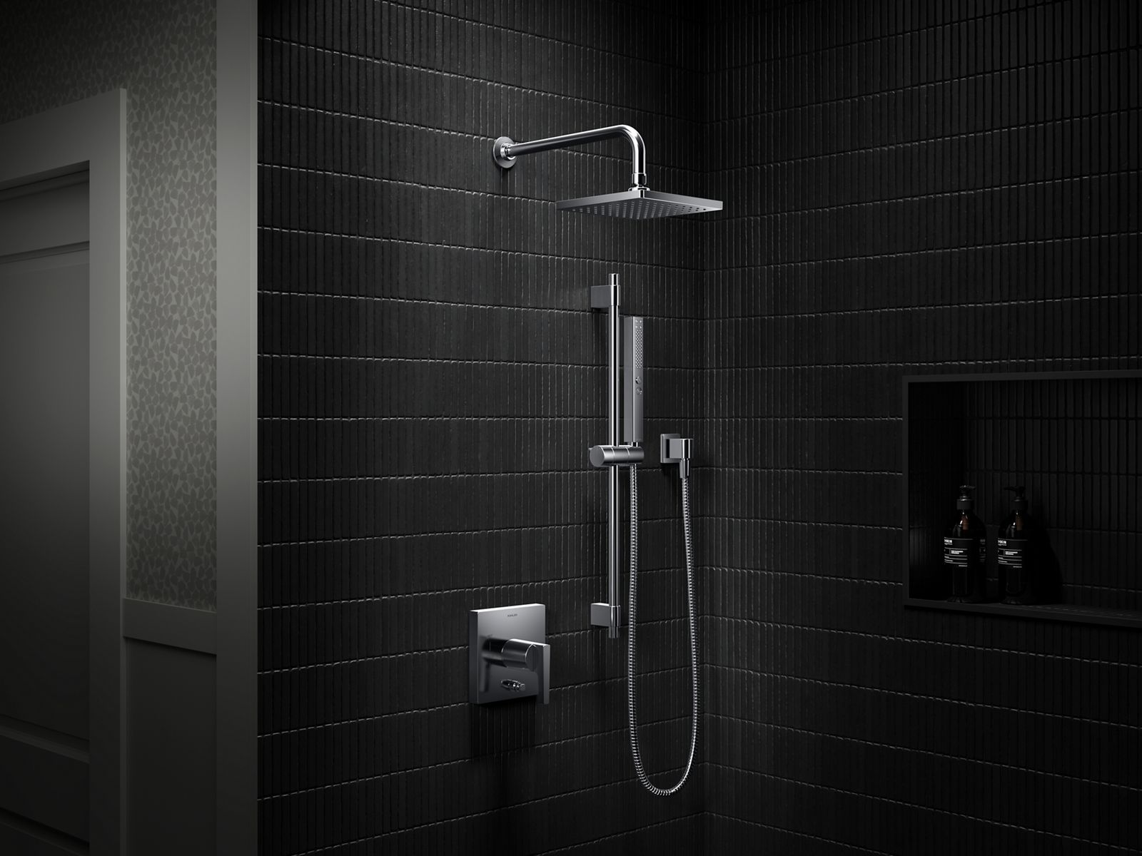 KOHLER K-26273-Y-CP Honesty Showering Kit, 2.5 Gpm - Polished Chrome
