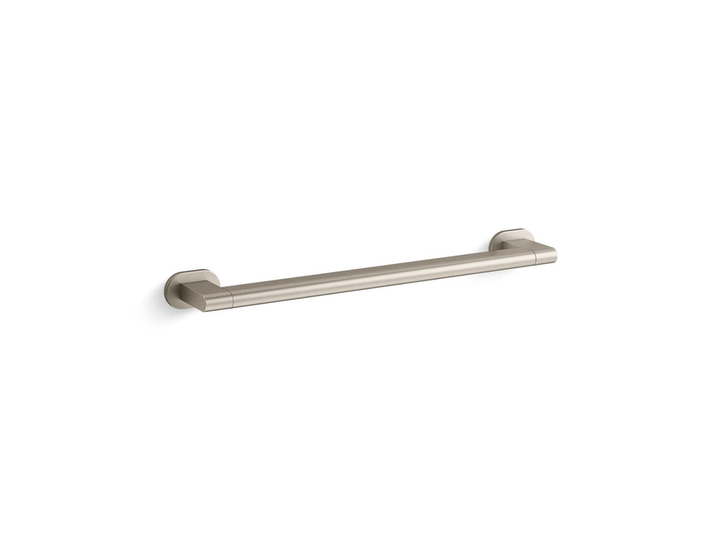 KOHLER K-33457-BN Belay 18" Grab Bar - Vibrant Brushed Nickel