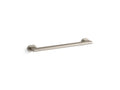 KOHLER K-33457-BN Belay 18" Grab Bar - Vibrant Brushed Nickel