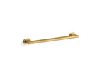 KOHLER K-33457-2MB Belay 18" Grab Bar - Vibrant Brushed Moderne Brass