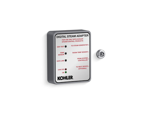 KOHLER K-32311-CP Invigoration Series Digital steam adapter - Polished Chrome