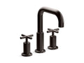 KOHLER K-T14428-3-BGP Deck-mount bath faucet trim with Cross handles  -  Brushed Graphite