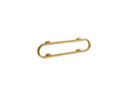 KOHLER K-33463-2MB Belay Grab Bar Loop - Vibrant Brushed Moderne Brass