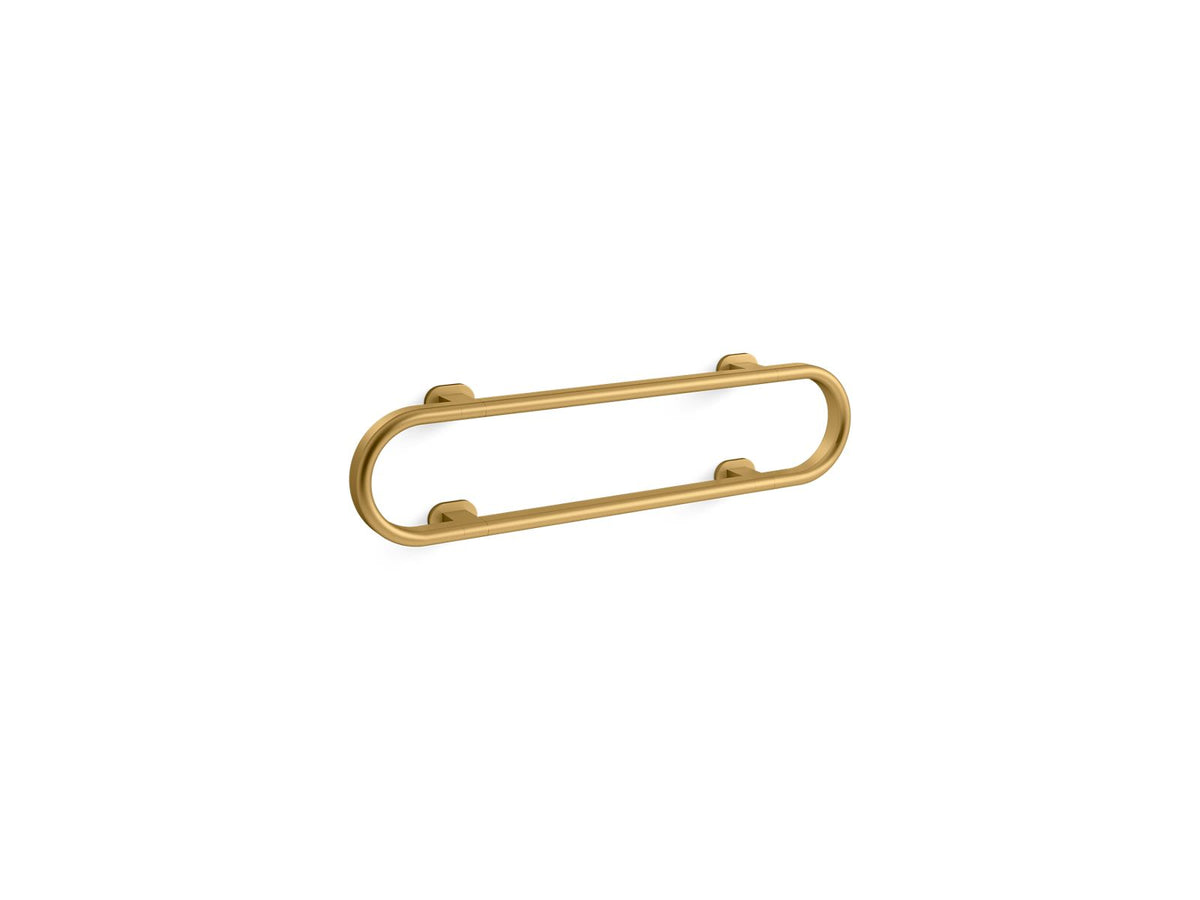 KOHLER K-33463-2MB Belay Grab Bar Loop - Vibrant Brushed Moderne Brass