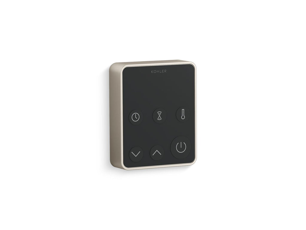 KOHLER K-32312-BN Invigoration Series Steam Controller - Vibrant Brushed Nickel
