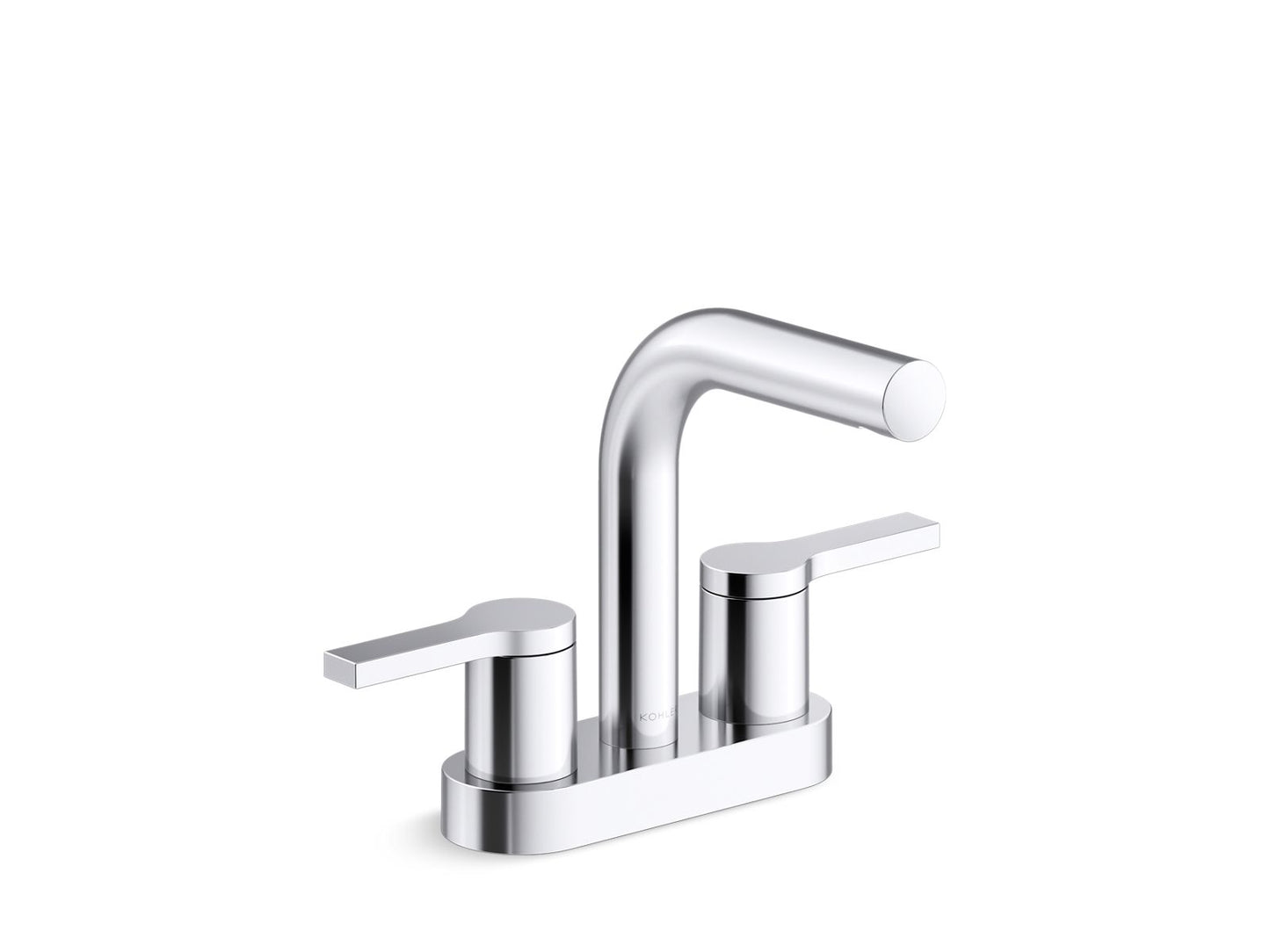 KOHLER K-33591-4K-CP Elate Centerset Bathroom Sink Faucet, 1.0 Gpm - Polished Chrome